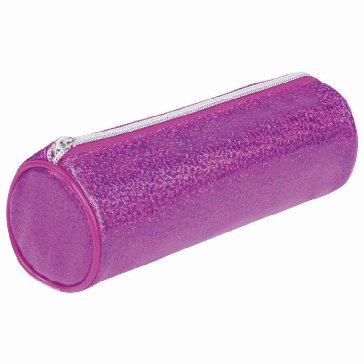 Пенал тубус Brauberg Glitter Pink 229017 (66673)