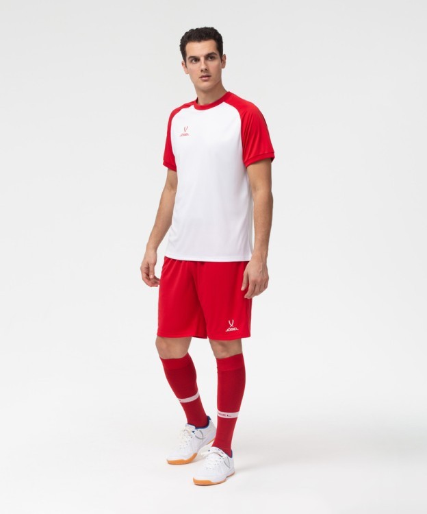 Футболка игровая CAMP Reglan Jersey, белый/красный (701702) Футболка игровая CAMP Reglan Jersey, белый/красный (701702)