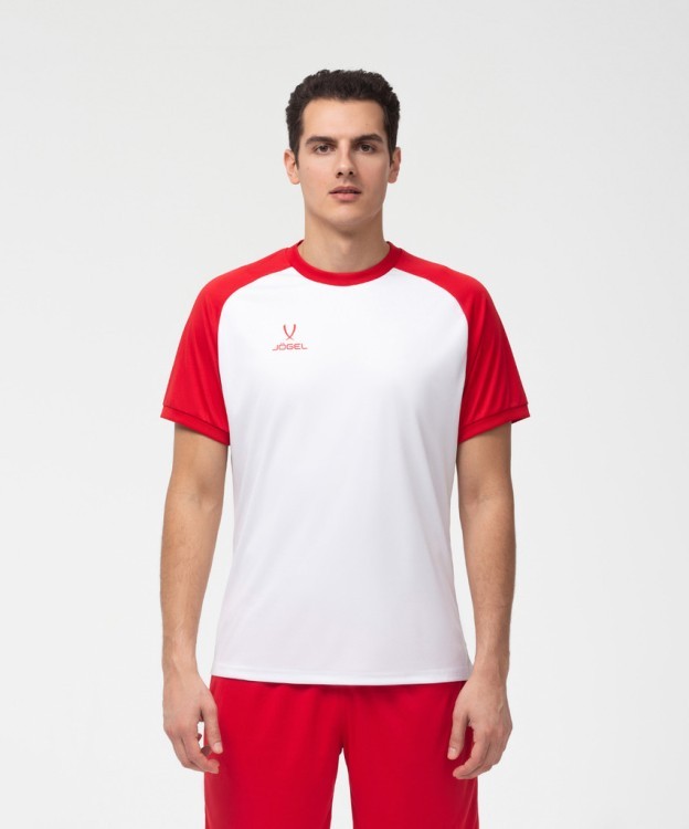 Футболка игровая CAMP Reglan Jersey, белый/красный (701702) Футболка игровая CAMP Reglan Jersey, белый/красный (701702)