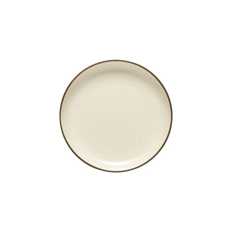 Тарелка SOP161-CRC(SOP161-01018V), керамика, CREAM-COCOA, CASAFINA BY COSTA NOVA