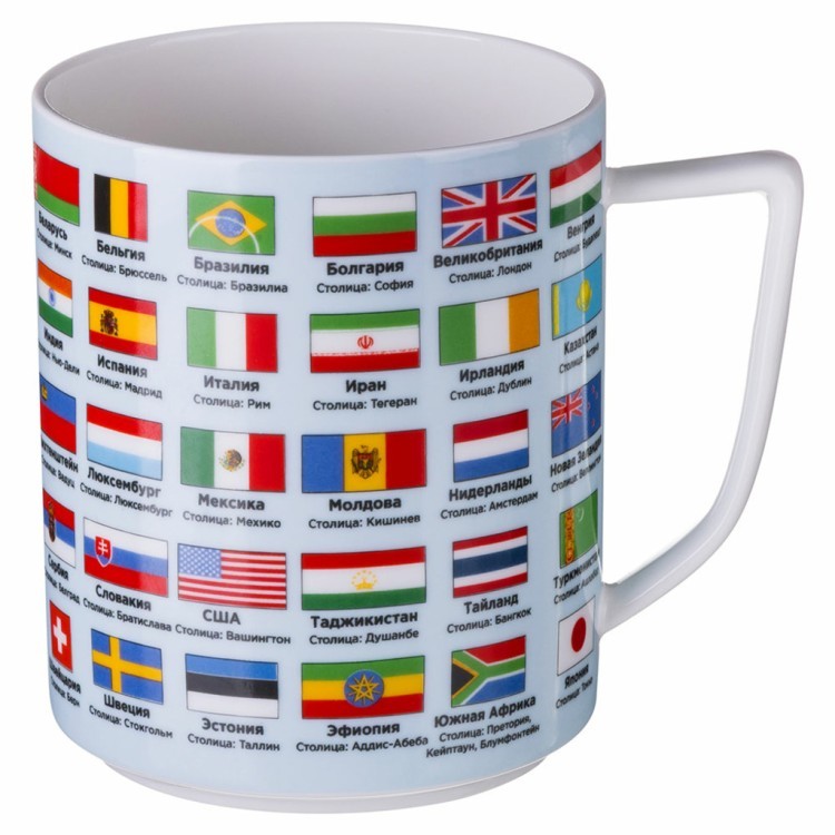 Кружка lefard "флаги стран мира" 630 мл Lefard (85-919-1)
