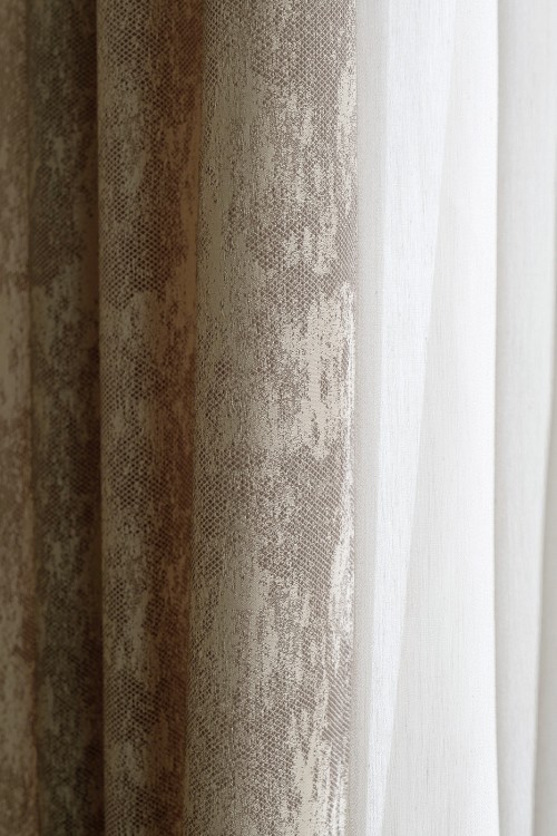 Портьера HOUSTON бежевый 275*260см (TT-00016083)