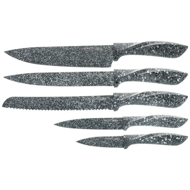 Набор ножей agness "монблан" на пластиковой подставке, 6 предметов Agness (911-679)