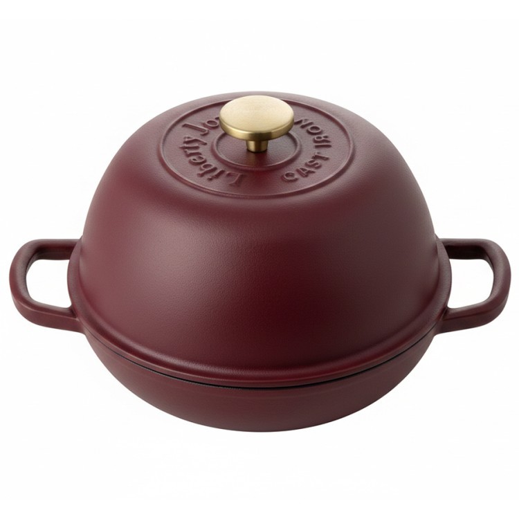 Сотейник с крышкой из коллекции "Шеффилд", D30 см, 4 л, бургунди (80253)