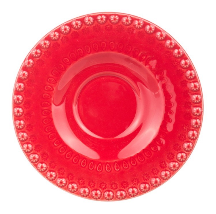 Чайный набор на 1 персону 2 пр. "фантазия" красный 250 мл.без упаковки Bordallo Pinheiro (672-198)