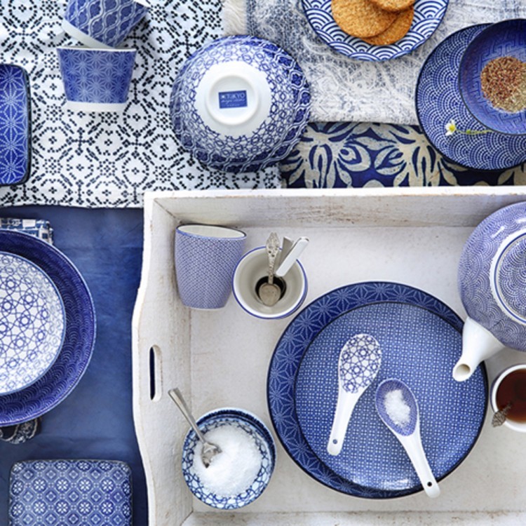 Чаша 8625СНЯТО, 18.5, фарфор, blue, TOKYO DESIGN