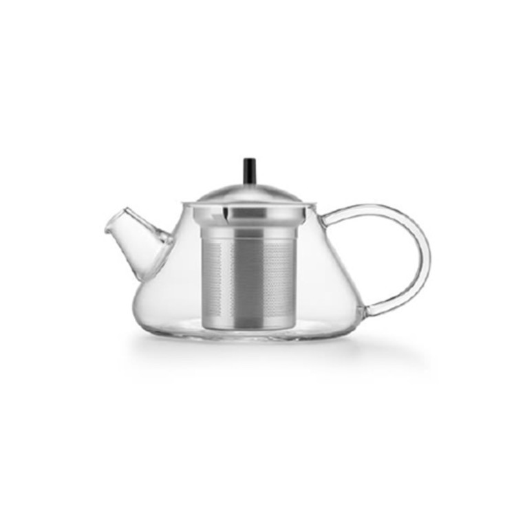 Чайник S'056СНЯТО, Боросиликатное стекло, металл, clear/chrom, SAMADOYO
