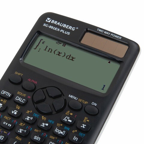 Калькулятор инженерный BRAUBERG SC-991EX-Plus (165х84 мм) 552 функции,10+2 разрядов 271726 (1) (96815)