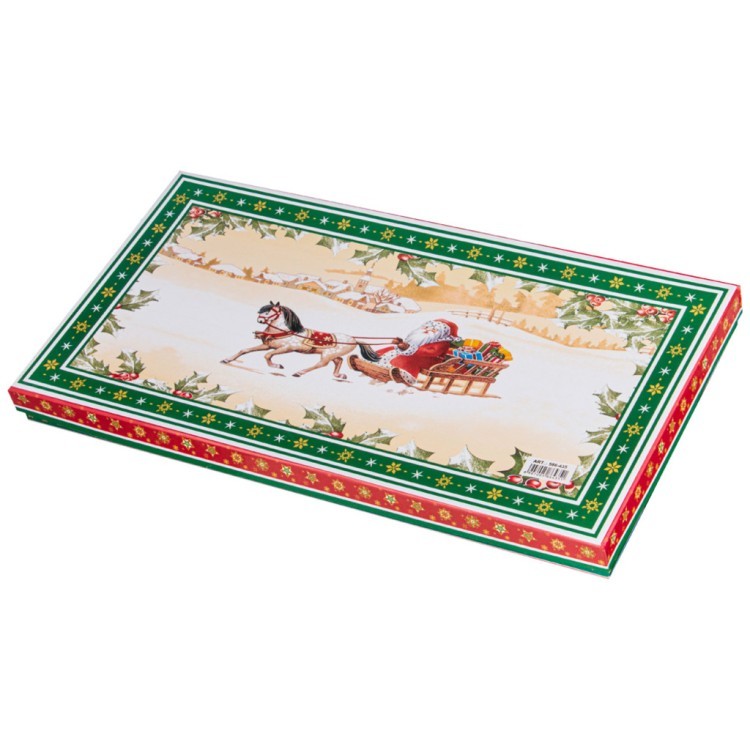 Блюдо "christmas collection" 36,5*18 см. высота=2 см. Lefard (586-435)