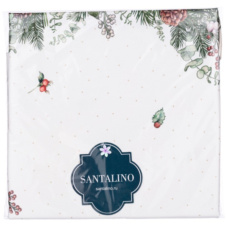 Дорожка на стол "celebration", 45х188см, бежевый, 100% хлопок,твил,горох SANTALINO (850-734-3)