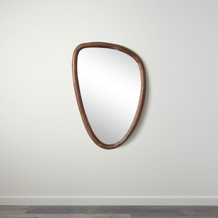 Зеркало настенное torhill, 55х78 см, коричневое (79221)