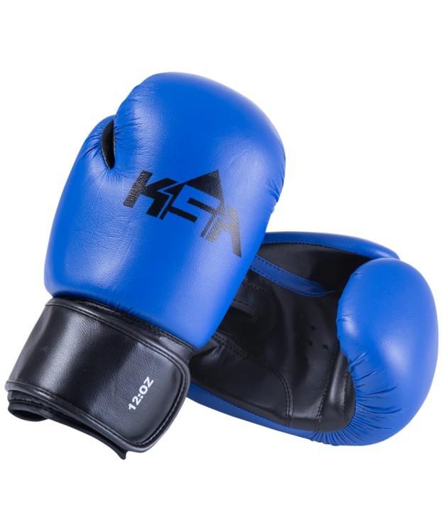 Перчатки боксерские Spider, синий, к/з, 14 oz (805095)