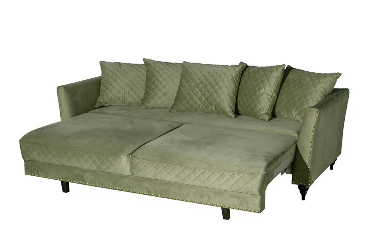 Диван Sorrento 230M трехм.раск,велюр оливковый Colt1002-OLIV 230*101*86 (TT-00016714)