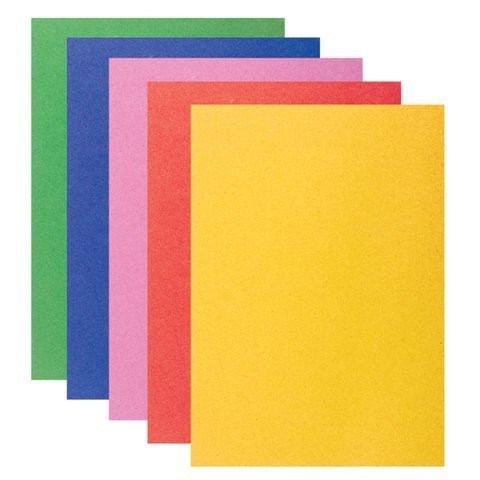 Цветная бумага самоклеящаяся Brauberg А4 5 листов 5 цветов 110 г/м2 124727 (6) (87110)