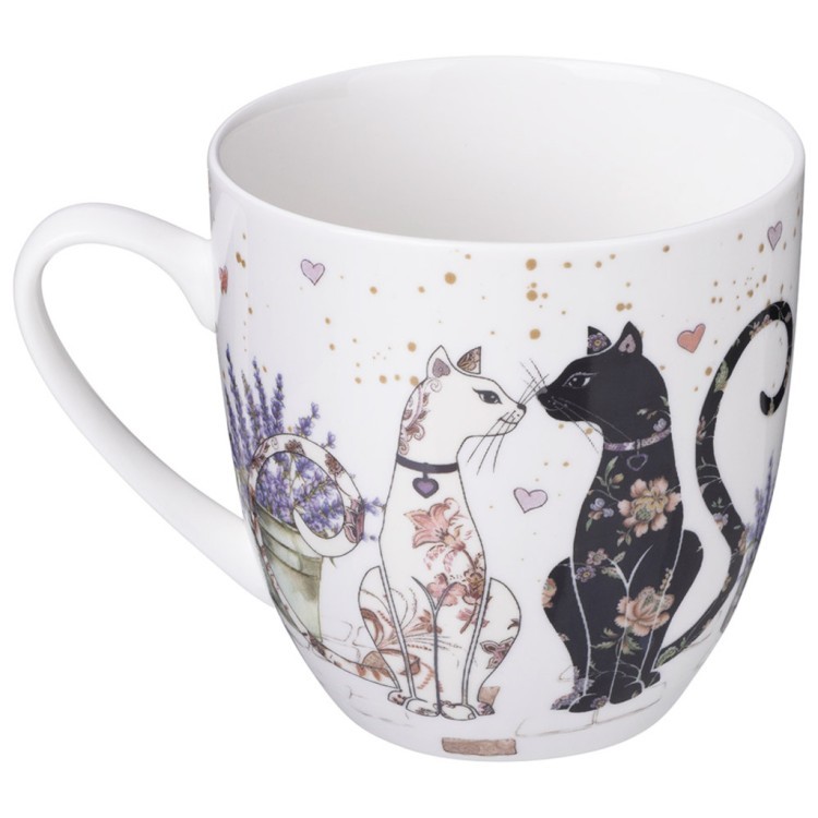 Чайная пара lefard "лавандовые коты" 350 мл Lefard (425-174)