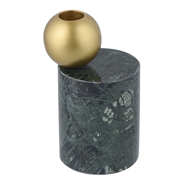 Подсвечник aryl, 14 см, белый/зеленый (78208) Подсвечник aryl, 14 см, белый/зеленый (78208)