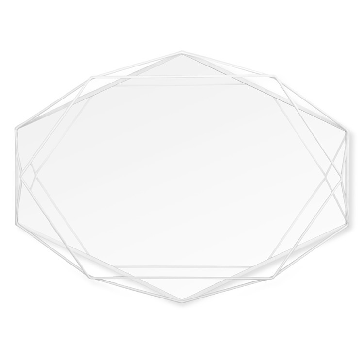 Зеркало prisma, 43х9х57 см, белое (66343)