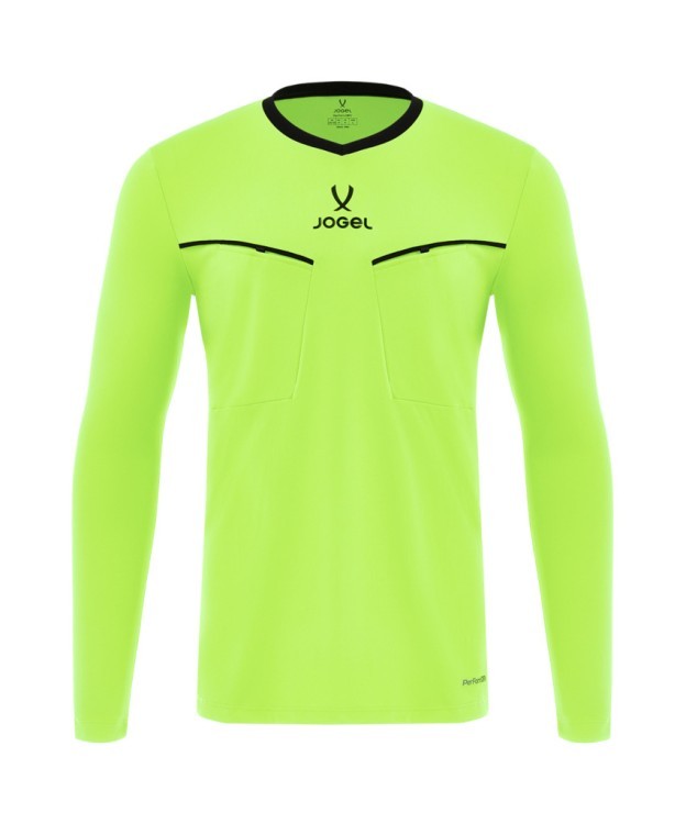 Лонгслив судейский JOGEL DIVISION PerFormDRY Referee LS Tee 2.0, желтый неон (2133763)