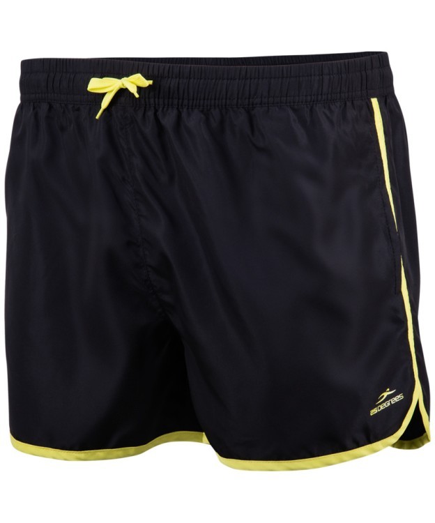 Шорты для плавания 25DEGREES Station Black/Lime, полиэстер (2114163)
