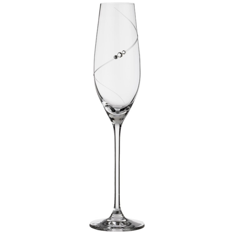 Набор бокалов для шампанского из 2 штук "силуэт" 220 мл Diamant (681-101)