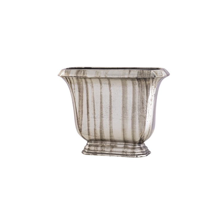 Ваза 12187-48, металл, Antique silver, ROOMERS FURNITURE