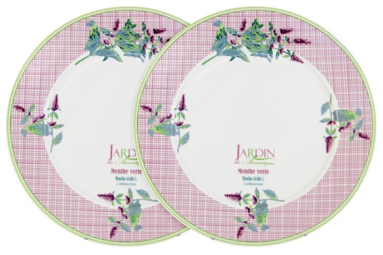 Набор из 2-х обеденных тарелок Жардин Primavera ( PF-15-001-4-AL )