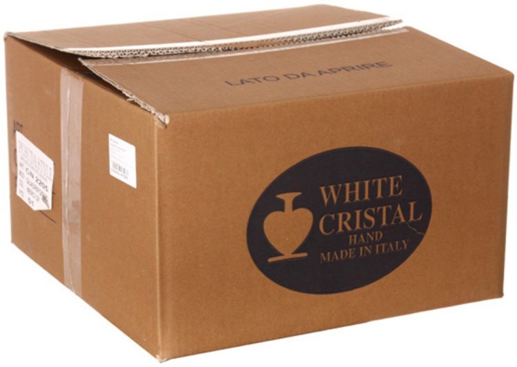 Декоративная чаша 36*25 см. высота=20 см. White Cristal (647-621) 