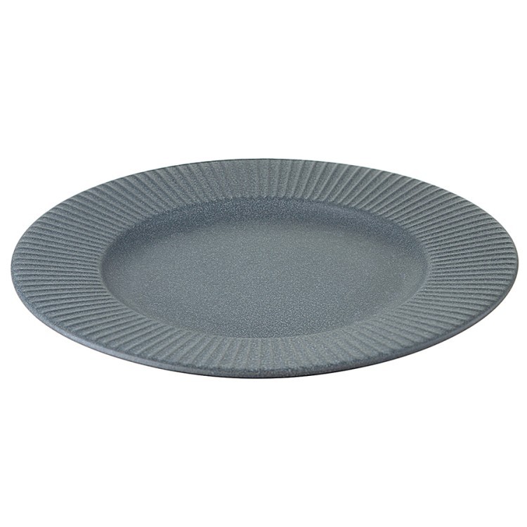 Набор тарелок soft ripples, D21 см, серые, 2 шт. (73510)