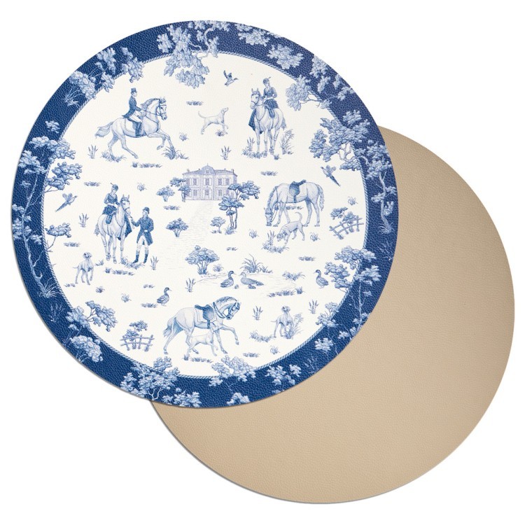 Набор подстановочных салфеток "de jouy" из 2 шт., диаметр=38 см Lefard (771-153)