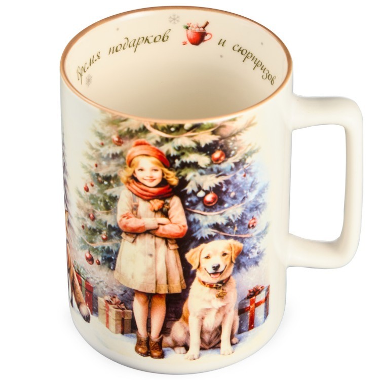 Кружка lefard "время подарков и сюрпризов" 400мл Lefard (260-1067)