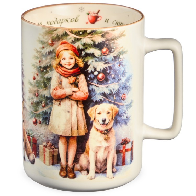 Кружка lefard "время подарков и сюрпризов" 400мл Lefard (260-1067)