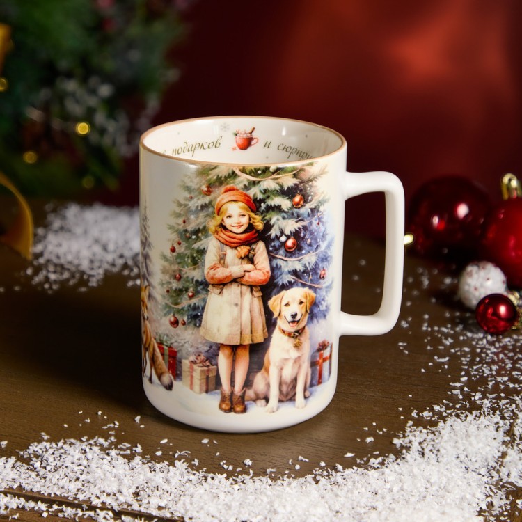 Кружка lefard "время подарков и сюрпризов" 400мл Lefard (260-1067)