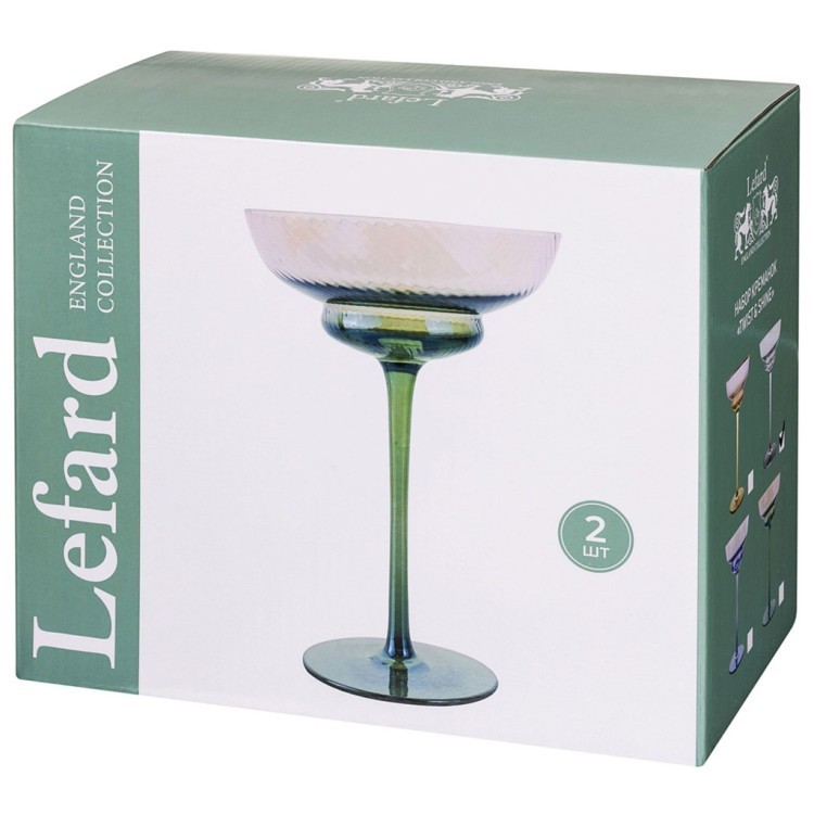 Набор креманок "twist & shine" purple, 2 шт/220 мл Lefard (687-011)