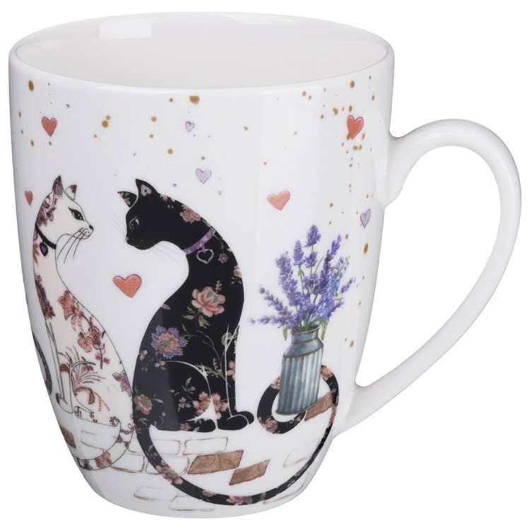 Кружка lefard "лавандовые коты" 430 мл Lefard (425-163)