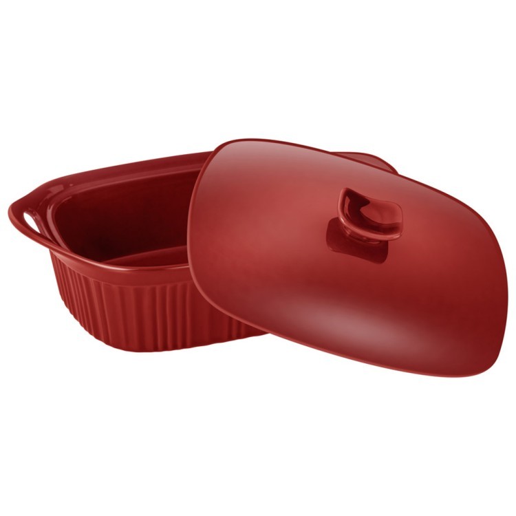 Форма для запекания с крышкой reactive red 33*23*9,5/13 см 2000 мл Agness (780-135)