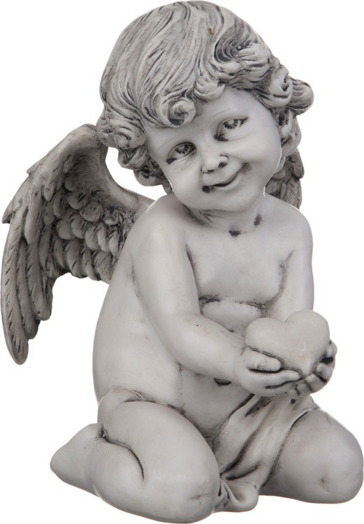 Фигурка коллекция "amore grey angel" 10*9 см. высота=15 см. (кор=24шт.) Lefard (390-1080)