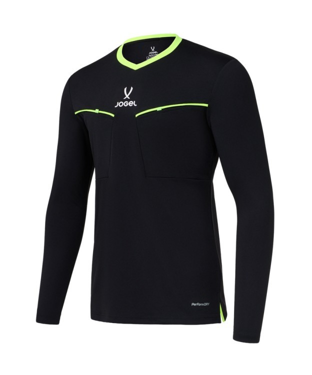Лонгслив судейский JOGEL DIVISION PerFormDRY Referee LS Tee 2.0, черный (2133755)