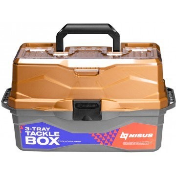 Ящик для снастей Nisus Tackle Box трехполочный золотой N-TB-3-GO (67177)