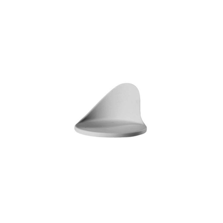 Тарелка гурме 15002C, 12.5, фарфор, matt white, Cookplay