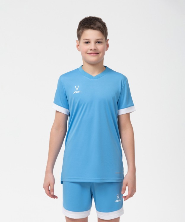 Футболка игровая JÖGEL DIVISION PerFormDRY Union Jersey, голубой/белый/белый (1751664)