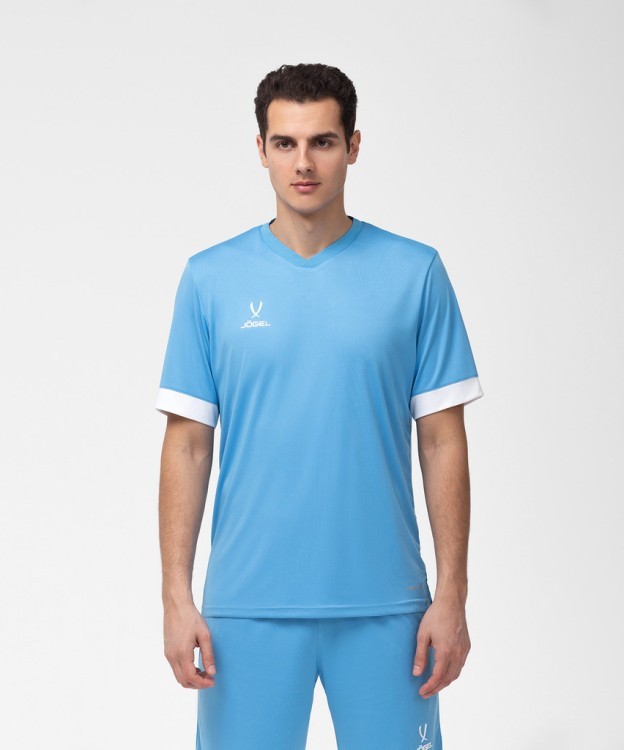 Футболка игровая JÖGEL DIVISION PerFormDRY Union Jersey, голубой/белый/белый (1751664)