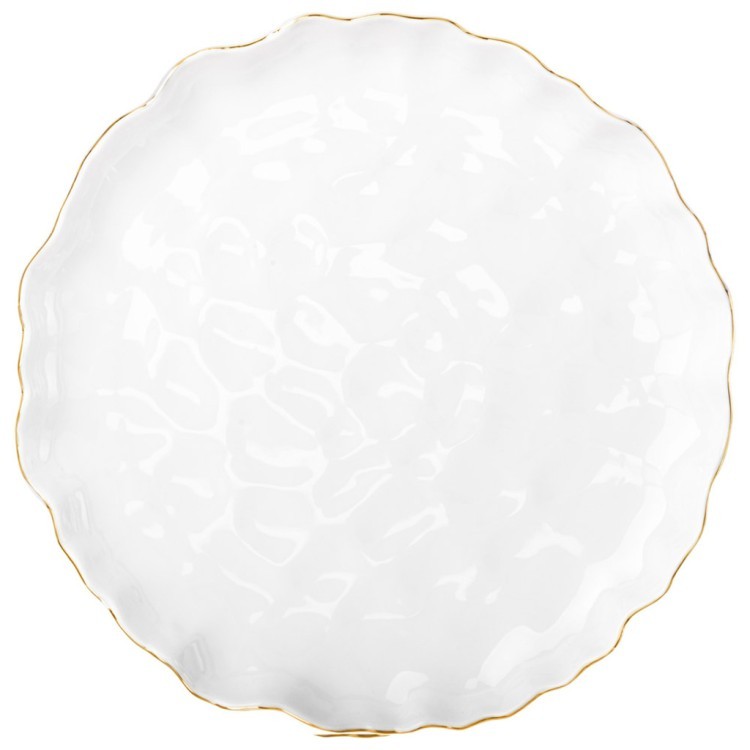 Набор тарелок обеденных lefard "charm" 2 шт., 26,5*3 см (с золотой линией) Lefard (779-363)