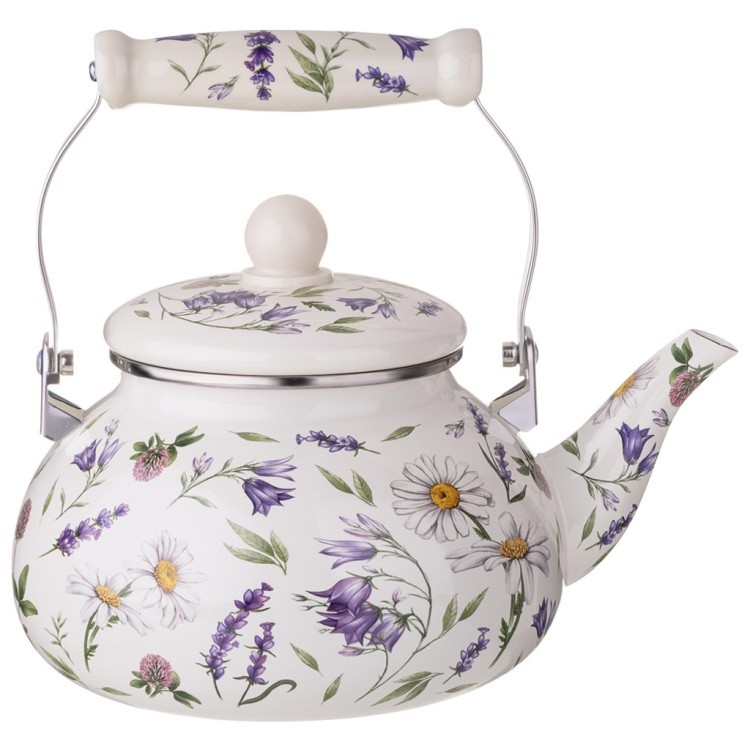 Чайник agness эмалированный серия "flower story", 2,3 л Agness (943-092)