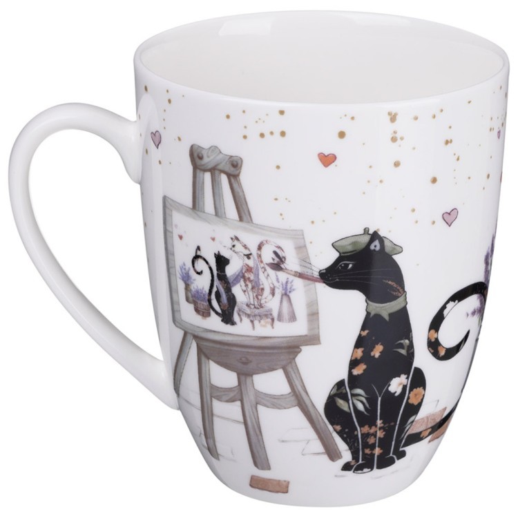 Кружка lefard "лавандовые коты" 430 мл Lefard (425-164)