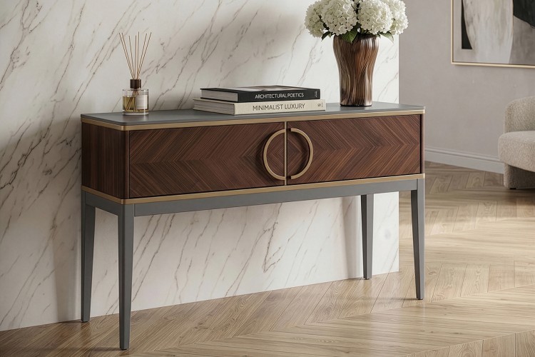 Консоль шпон 2 ящика 120*80*35см (TT-00016517)