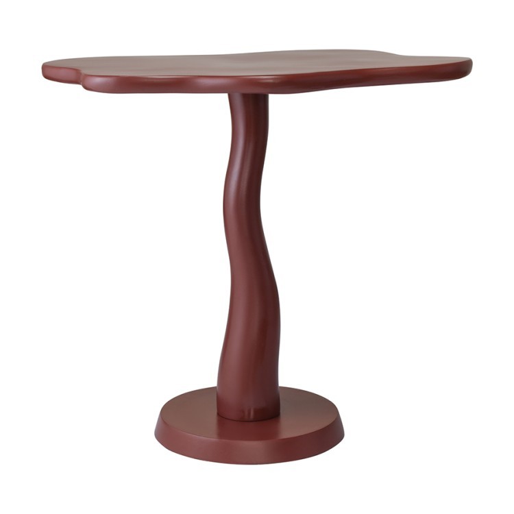 Столик приставной fluid, 56х49 см, сепия (78644)