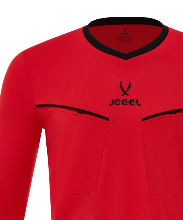 Лонгслив судейский JOGEL DIVISION PerFormDRY Referee LS Tee 2.0, красный (2133780)