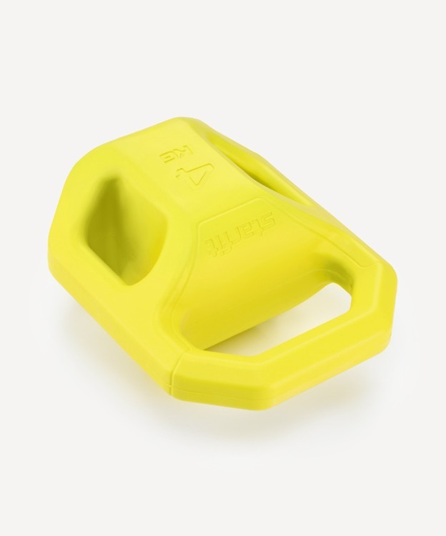 Гиря пластиковая Starfit DB-505, 4 кг, желтый (2113751)