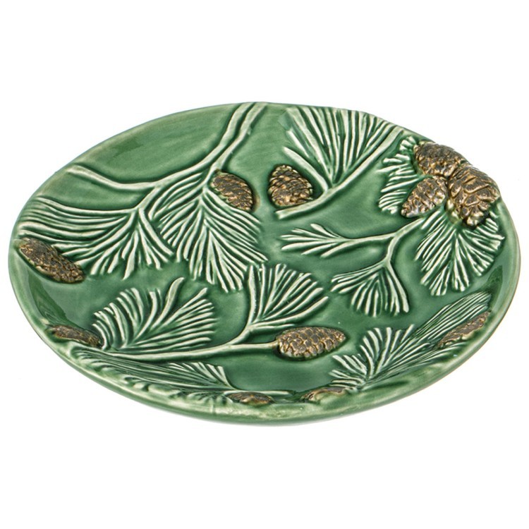 Тарелка десертная "green pine" 17 см Lefard (145-207-11)