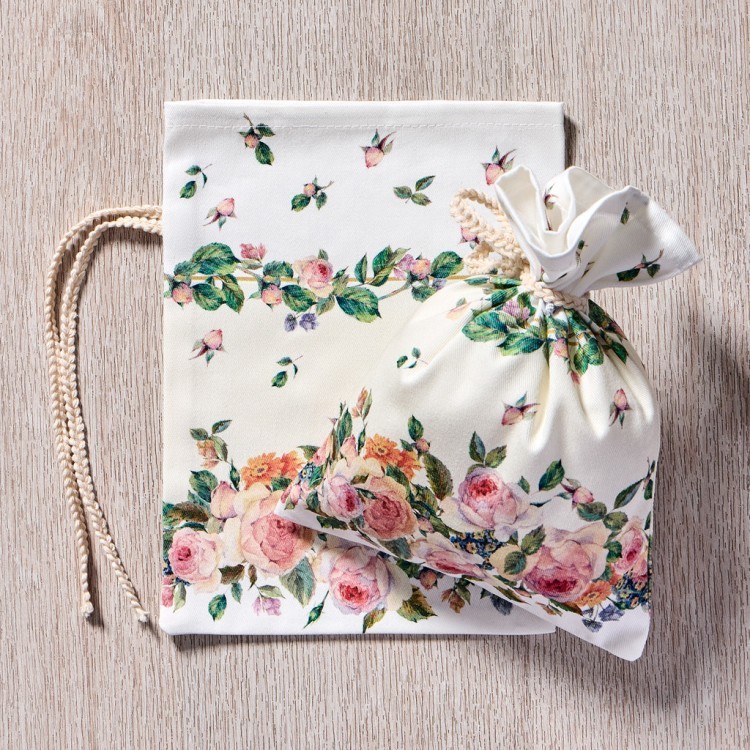 Набор мешочков из 2-х шт "винтаж " 17х23см,100% хлопок,бежевый ,твил,пропитка Lefard (850-714-91)